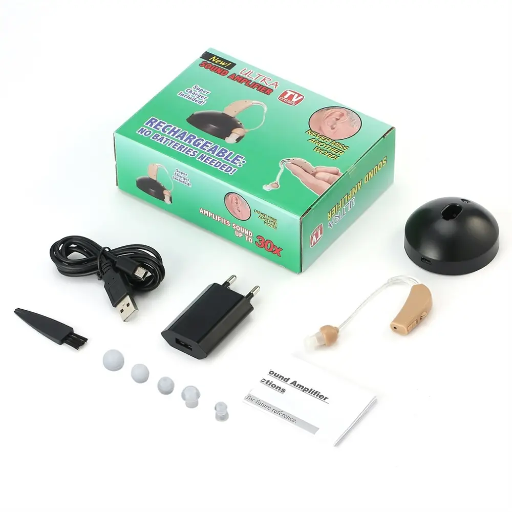 China Digitale Oplaadbare AHO gehoorapparaat, Hot koop Oplaadbare mini hoortoestellen