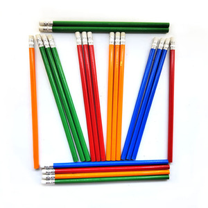 Lápiz Redondo HB de 7 Pulgadas de Alta Calidad con Borrador, Logotipo Personalizado, Precio Bajo, Juego para Material Escolar y Papelería de Primaria - Product Image 4