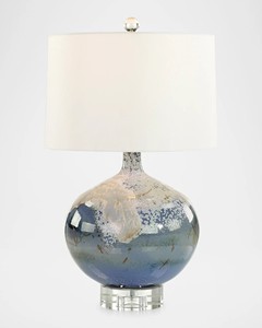 Lámpara de Noche Moderna de Cerámica de Lujo, con Pantalla de Tela en Forma de Cono, Bombilla B22, Ideal para Sala de Lectura o Dormitorio, Buena Calidad - Product Image 1