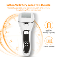 Appareil électrique pour éliminer les callosités des pieds, brosse pour les pieds, élimination des peaux mortes, kit d'outils de pédicure rechargeable, soin des pieds électronique professionnel