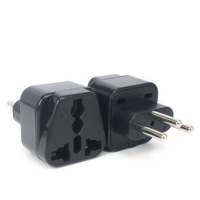 Adaptateur universel Allemagne vers Suisse Suisse Adaptateur de conversion rond 3 broches Type J