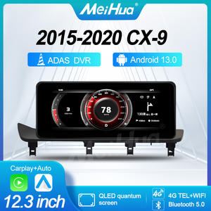 Meihua 12.<span class=keywords><strong>3</strong></span>インチAndroid Auto Car Stereo Dashboard <span class=keywords><strong>Radio</strong></span> for <span class=keywords><strong>Mazda</strong></span> 2015-2020 CX-9 Carplay対応1年間のバックミラーカメラ - Product Image 2