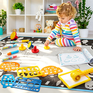 <span class=keywords><strong>Tapis</strong></span> de coloriage magique à l'<span class=keywords><strong>eau</strong></span> sans désordre pour <span class=keywords><strong>bébé</strong></span> avec différentes tailles - Product Image 2