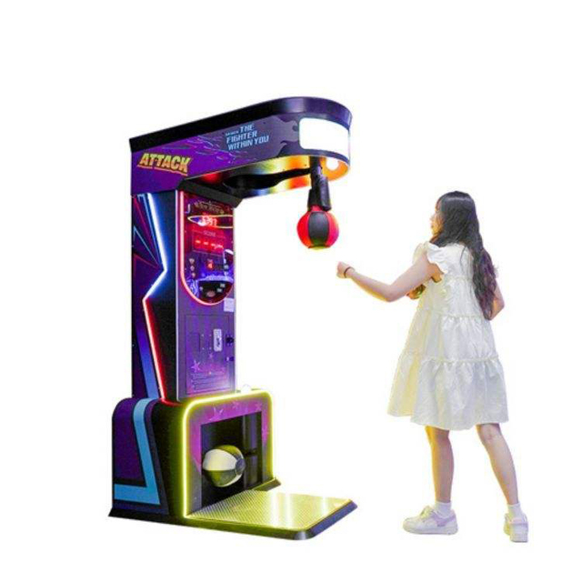 Golden Hand Hit Kick 2 Sport Game Coin Operated Electronic Boxing Machine Arcade Game Punch Machine Japanese Spanish 110/220V