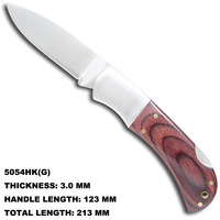 Couteau de chasse pliable tactique, couteau de survie pour le camping et le bushcraft en plein air