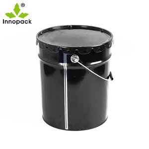 Venta directa del fabricante Logotipo personalizado Impreso 18L Cubo de lata de metal con cubos y barriles de bloqueo de anillo - Product Image 2