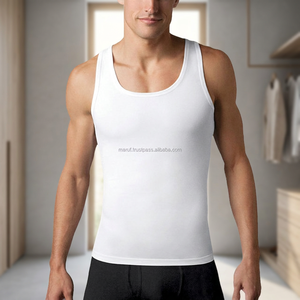MMTT6 Custom Embroidery Gym Workout Jersey 100% Cotton Solid Knitted <b>Tank</b> <b>Top</b> <b>Jumper</b> Men Casual Zipper - Product Image 2