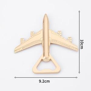 Hoge Kwaliteit Metalen Vliegtuig Flesopener Creatieve Bruiloft Verjaardag Feest Bieropener Goed Pakket Geschenkdoos Metalen Ambachten - Product Image 5