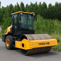Compacteur de sol YSW210 de 10 tonnes pour gravier, pierres concassées, sable et remplissage de roches