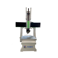 Haute précision 5 axes CNC routeur Mini 3D rotatif gypse moule sculpture Machine pour bois caoutchouc Portrait modèle gravure noyau moteur