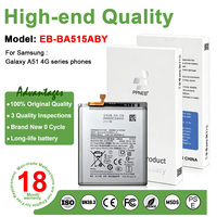 Batterie numérique EB-BA515ABY pour Samsung A51 4G 4000mAh, pièces de rechange pour téléphone, directement de l'usine, LOGO personnalisé disponible, garantie 18 mois