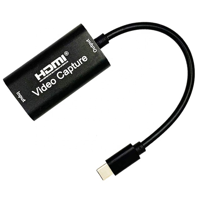 4K 1080P Video Capture Card USB Type C USB 2.0 Game Record HDMI Video Game Grabber Recording for Live Streaming Broadcast