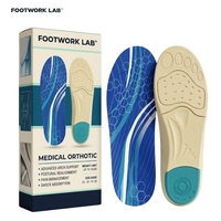 Plantillas Ortopédicas Personalizadas, Ecológicas, Suaves, Lavables, con Soporte de Arco de PU, Tallas 35-46, Modelo JYD-008, FOOTWORK LAB