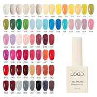 Ensemble de vernis à ongles en gel personnalisé de haute qualité, non toxique, végétalien, écologique, professionnel, pour salon de manucure, fini mat ou brillant, UV, JOUS