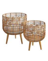 <span class=keywords><strong>Naturix</strong></span> RP48, venta al por mayor, decoración del hogar personalizable, cesta tejida hecha a mano, macetas para plantas de interior - Product Image 6