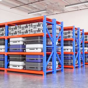 Estanterías de Almacenamiento de Acero de Alta Calidad de 200 kg, Sistema de Estanterías de 5 Niveles Ajustables con Pernos, Sistema de Estanterías sin Pernos para Almacén, Gran Venta de Fábrica - Product Image 2