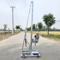 Machine de forage de puits d'eau électrique monophasée 2,5 kW, facile à utiliser, avec trépied manuel, 110 V/220 V