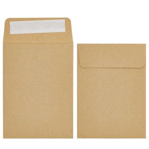 Emballage de stockage de petits articles respectueux de l'environnement, Mini enveloppe de graine personnalisée en carton <span class=keywords><strong>Kraft</strong></span> Vellum marron auto-scellé, vente en gros - Product Image 5