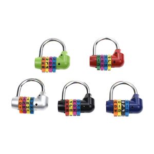 YH8435 Serrure à combinaison à 4 lettres colorée en zinc et plastique pour casier de gym Catégorie de produit Cylindres de serrure - Product Image 2