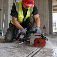 Machine à découper les murs en béton professionnelle industrielle 4200w 5800rpm sans balais