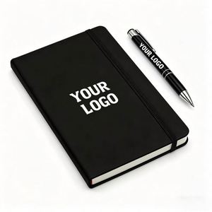 2026 Wholesale Promo Business Gift Custom Printing Logo Pu Leather Hardcover <b>A5</b> <b>Diary</b> Journal Agendas Paper Notebook - Product Image 1