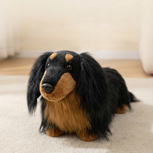 Plush <strong>Toy</strong> <strong>Dog</strong> with Realistic <strong>Sausage</strong> <strong>Dog</strong> Design Holiday Gift PP Cotton-Filled Plush Doll Direct From Manufacturer Cheap <strong>Toys</strong> - Product Image 2