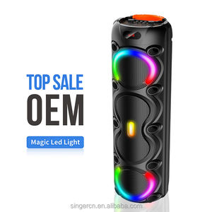 Enceinte de karaoké extérieure GY-4801 BT 4*8 avec éclairage LED RGB sans fil, home cinéma, sortie d'usine en Chine - Product Image 3