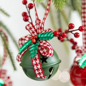 Nouveau Noël Cloche Arc Arbre De Noël Décorations Vent Carillon Pendentif Festival Décoration Fenêtre Affichage De Noël Jingle Bell - Product Image 3