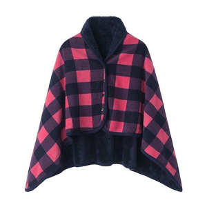 Manta de siesta de oficina al por mayor, chal cálido y grueso de invierno, manta pequeña de franela para sofá, manta de aire acondicionado - Product Image 5