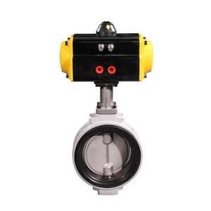 Vanne papillon KITZ à commande pneumatique double effet en alliage d'aluminium avec siège en caoutchouc EPDM DN80 3 pouces JIS10K pour commande urgente COVNA - Product Image 2