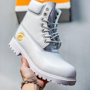 Stivali Classici da Escursionismo per Uomo e <span class=keywords><strong>Donna</strong></span>, Colore Giallo, Impermeabili, Scarpe di Alta Qualità, Stivali da Neve di Lusso in Pelle Timbs - Product Image 3