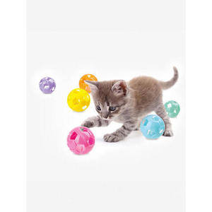 Set di giocattoli per gatti domestici 6 gocce di palla - Product Image 1