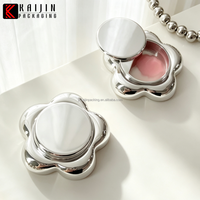 Étui personnalisé pour rouge à lèvres en forme de fleur, étui pour masque à lèvres, pot pour blush, étui pour fard à paupières, conteneur pour baume à lèvres, étui en plastique pour baume et rouge à lèvres