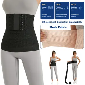 Korset wanita yang ditingkatkan bentuk tubuh pakaian pembentuk tubuh kain berpori jaring baru pelatih pembentuk tubuh untuk wanita