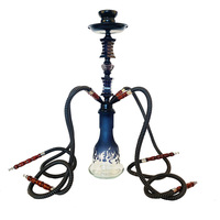 Ensemble complet de chicha moderne en métal et verre pour bar et KTV, avec tuyau et accessoires, logo personnalisé, vente en gros
