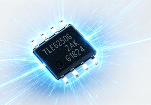 Puce de commande de puissance côté bas pour moteur DC à pont en H TLE6250G SOIC8 Infineo Automotive - Product Image 3