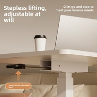 Bureau à hauteur réglable pneumatique, table mobile pour ordinateur portable, bureau debout, pupitre en plastique pour orateur