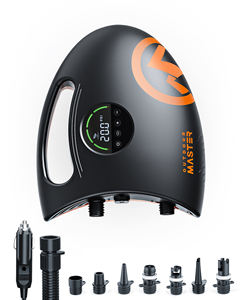 Pompe à air électrique portable rechargeable 12V OutdoorMaster Shark 2S 20PSI pour paddleboards, kayaks et voiles gonflables - Product Image 1