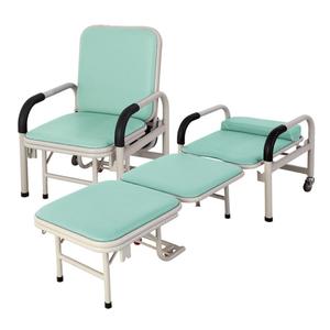 EM-CS007 hôpital pliable accompagnant patient chaises-lit canapé convertible chaise d'hôpital lit hôpital inclinable chaise - Product Image 2