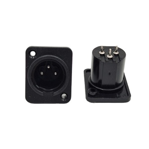 Connecteur vidéo XLR mâle 3 broches en plastique, prise <span class=keywords><strong>jack</strong></span> XLR 3 broches mâle, connecteur audio XLR 3 broches mâle à monter - Product Image 6