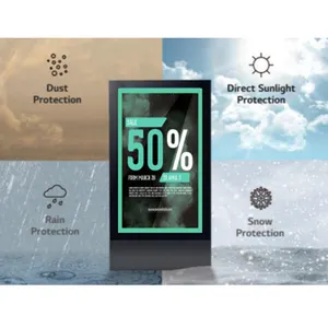 HD Lcd Digital Signage High Brightness Outdoor Kiosk Advertising Touch Screen Kiosk 4k Waterproof Advertising Player Display Scr