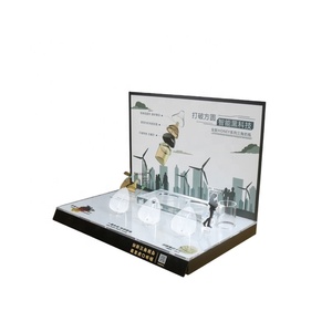 Espositore da banco RECHI <span class=keywords><strong>in</strong></span> acrilico bianco per biberon con display del prezzo - Product Image 2