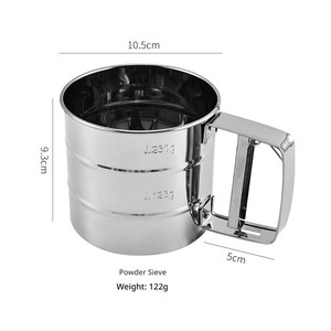 Tamis à <span class=keywords><strong>farine</strong></span> festif multicolore, idéal pour offrir en cadeau et ajouter une touche de couleur à votre cuisine - Product Image 2