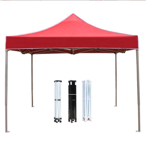 Tienda de campaña plegable de aluminio duradero con marco de acero, toldo de lona instantáneo impermeable para eventos al aire libre, cocina de acero inoxidable - Product Image 1