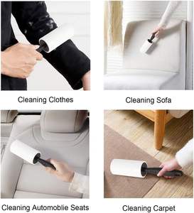 Adhésif collant papier brosse cheveux poussière peluches pellicules LINT ROLLER Remover - Product Image 4