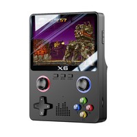 Console de jeu portable X6, écran IPS de 3,5 pouces, résolution 640x480, stockage 8 Go, plus de 500 jeux classiques, batterie 2000 mAh, lecteur TF
