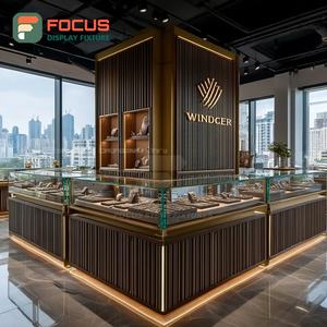 Sistema de Exhibición de Joyería de Alta Visibilidad con Panel de Vidrio Templado, Vitrina para Tienda de Joyería - Product Image 5