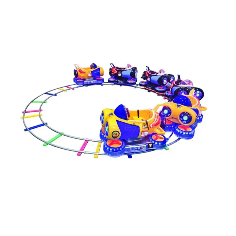 Scenic Electric Amusement Park Equipment Children Riding Facilities Trackless Trains