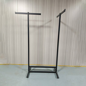 Appendiabiti in Metallo Nero Resistente - Espositore per Abiti a Doppio Livello Regolabile per <span class=keywords><strong>Negozi</strong></span> e Armadi Domestici - Product Image 3