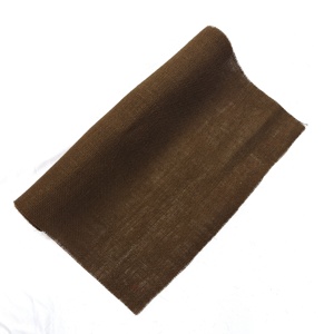 50 cm Width Brown Woven <strong>Dyed</strong> Jute <strong>Burlap</strong> <strong>Fabric</strong> for Crafts - Product Image 1
